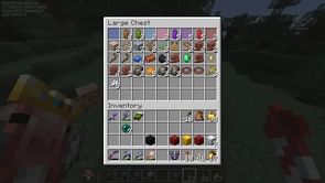 Minecraft player showcases loot discovered after 90 minutes of digging ruins