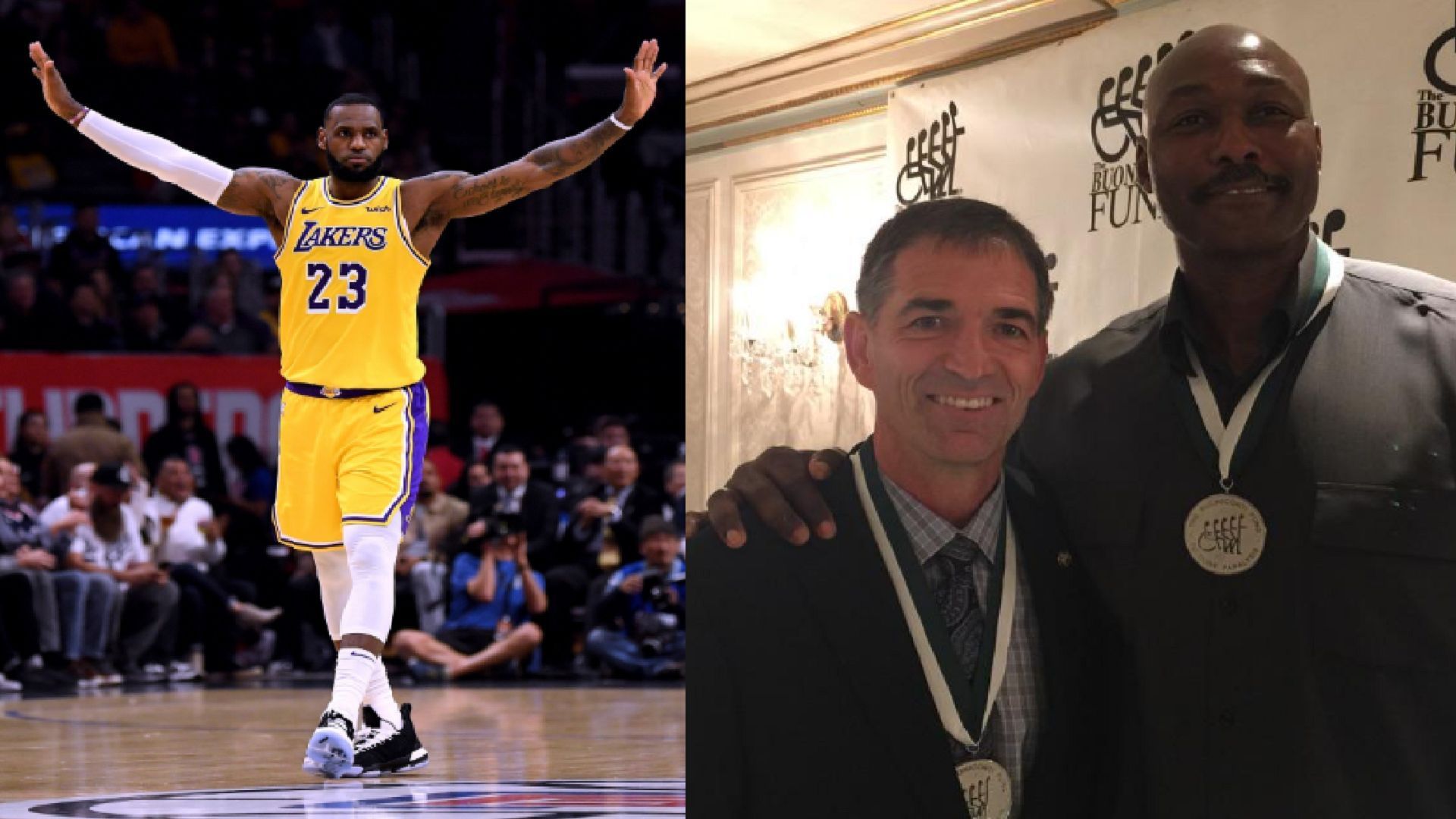 An image of LeBron James, John Stockton, and Karl Malone