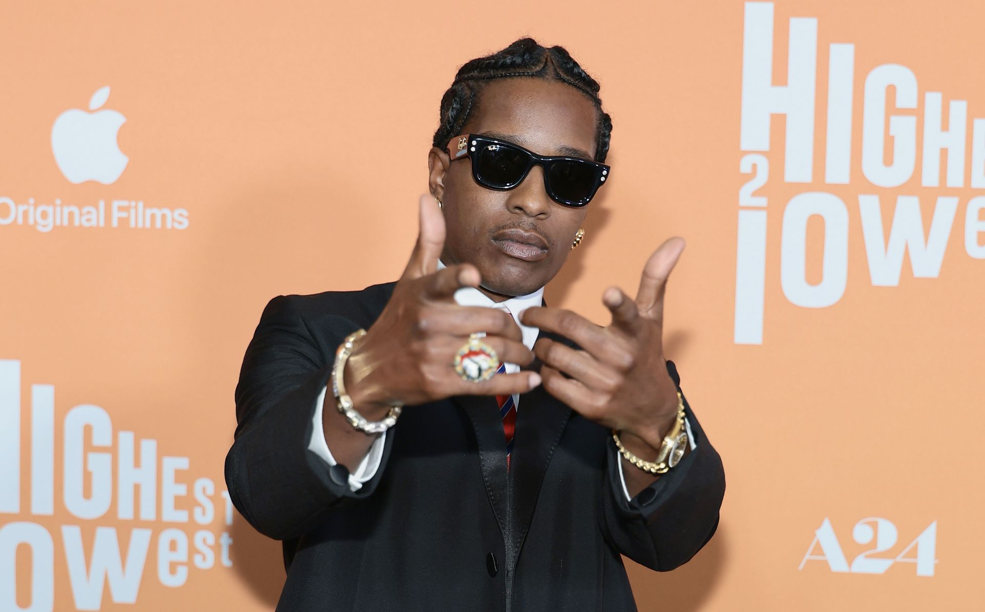            A$AP Rocky at the New York premiere of &quot;Highest 2 Lowest&quot; on August 11, 2025. (Image via Getty)