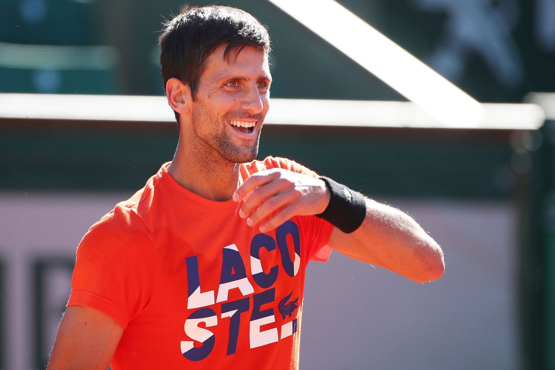 WATCH: Novak Djokovic has the time of his life showing off dance skills in brightly-colored funky outfit on family vacation