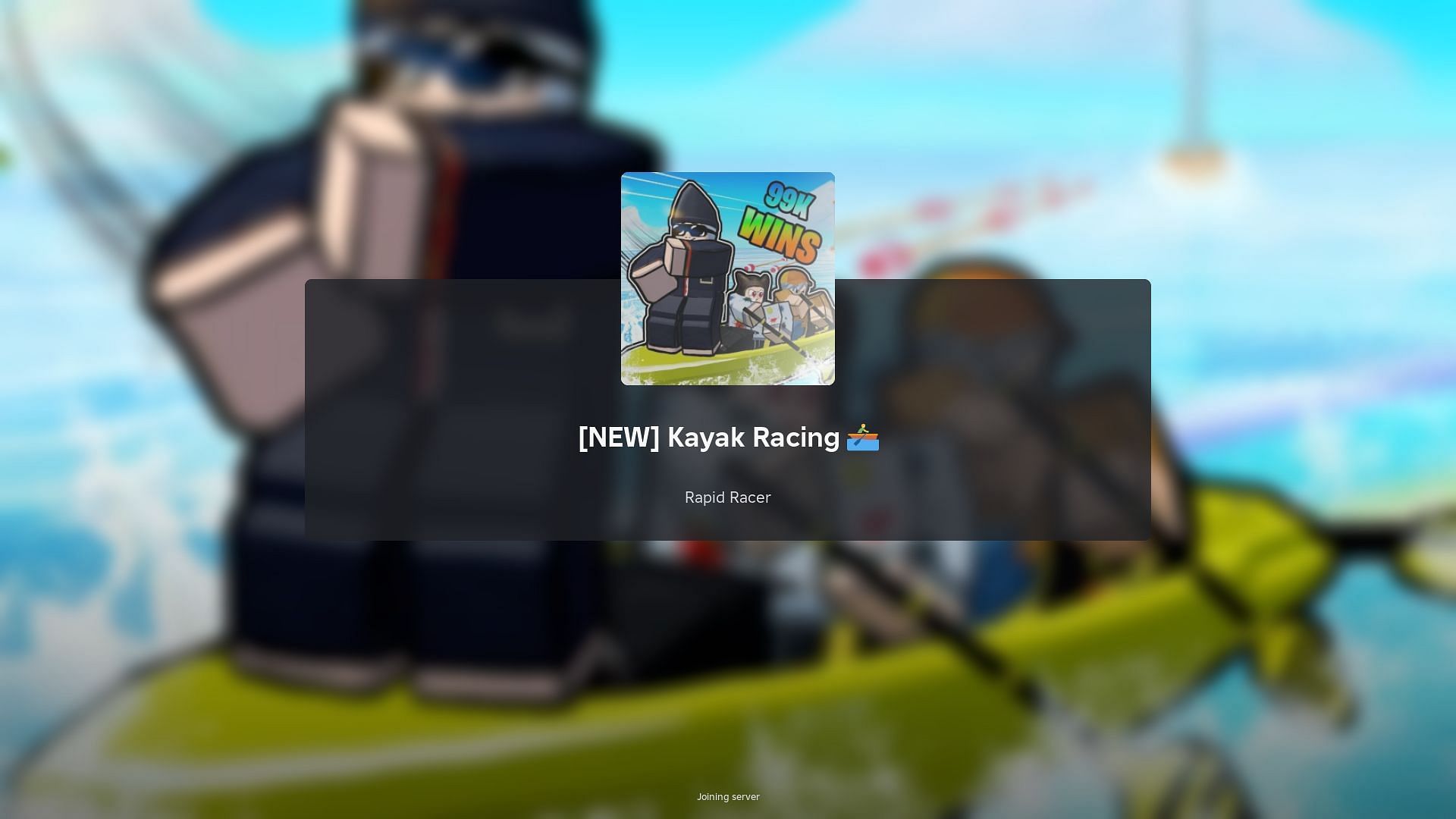 Roblox Kayak Racing