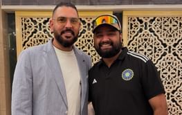 "Itna marega na tereko woh" - Video of Yuvraj Singh's hilarious interaction with Rohit Sharma's doppelganger goes viral