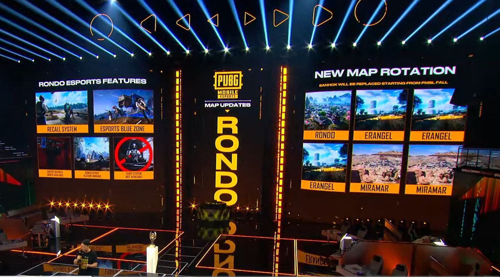 Global Championship 2025 zahrnúť mapu Rondo (obrázok prostredníctvom mobilných esportov YouTube/PUBG)