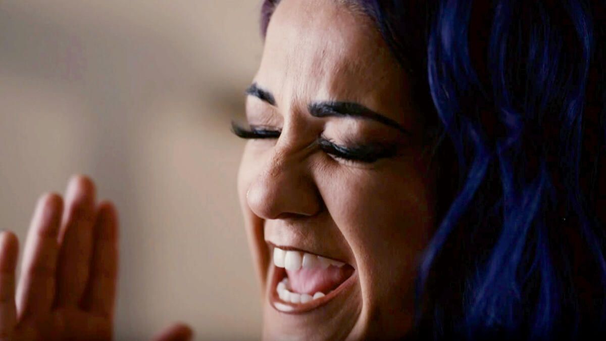 Bayley backstage (Picture courtesy: WWE.com)