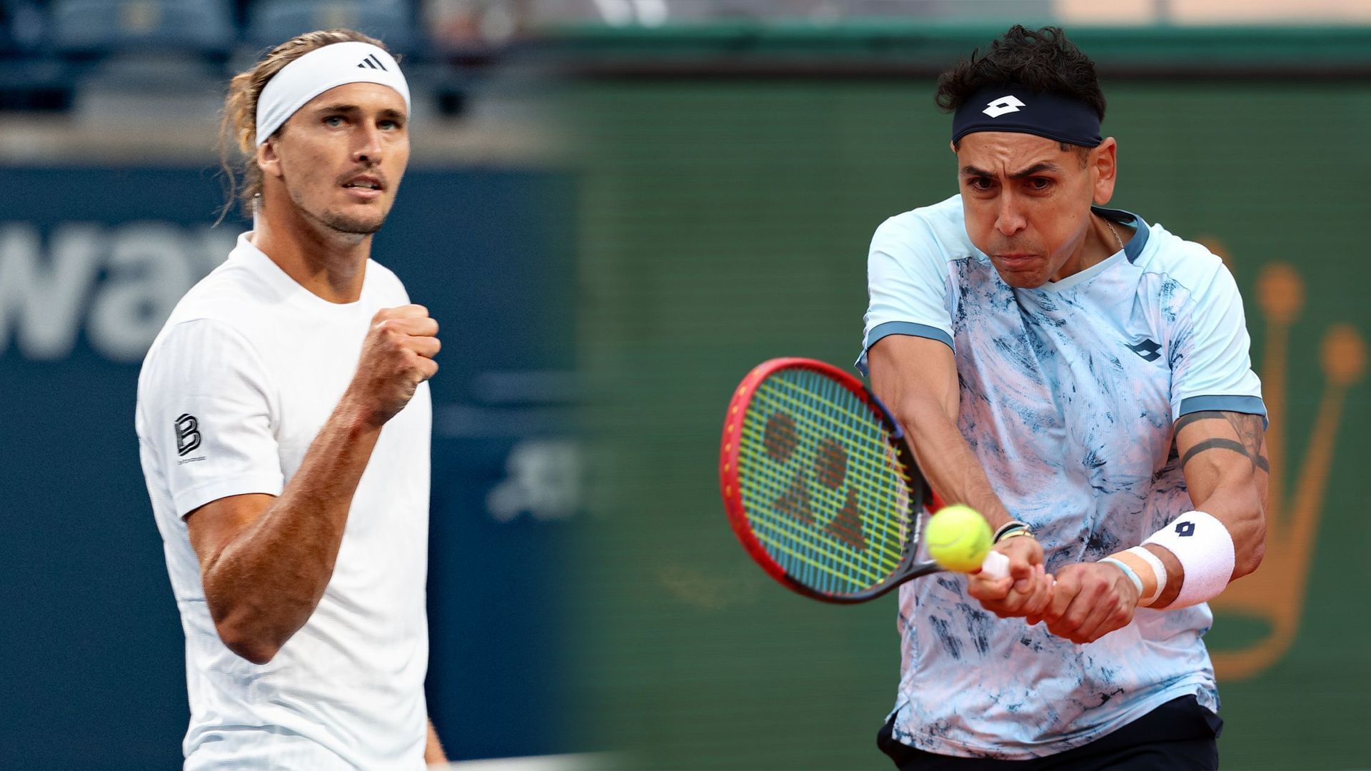 Alexander Zverev vs Alejandro Tabilo is one of the first-round matches at the US Open 2025. (Photos: Getty)