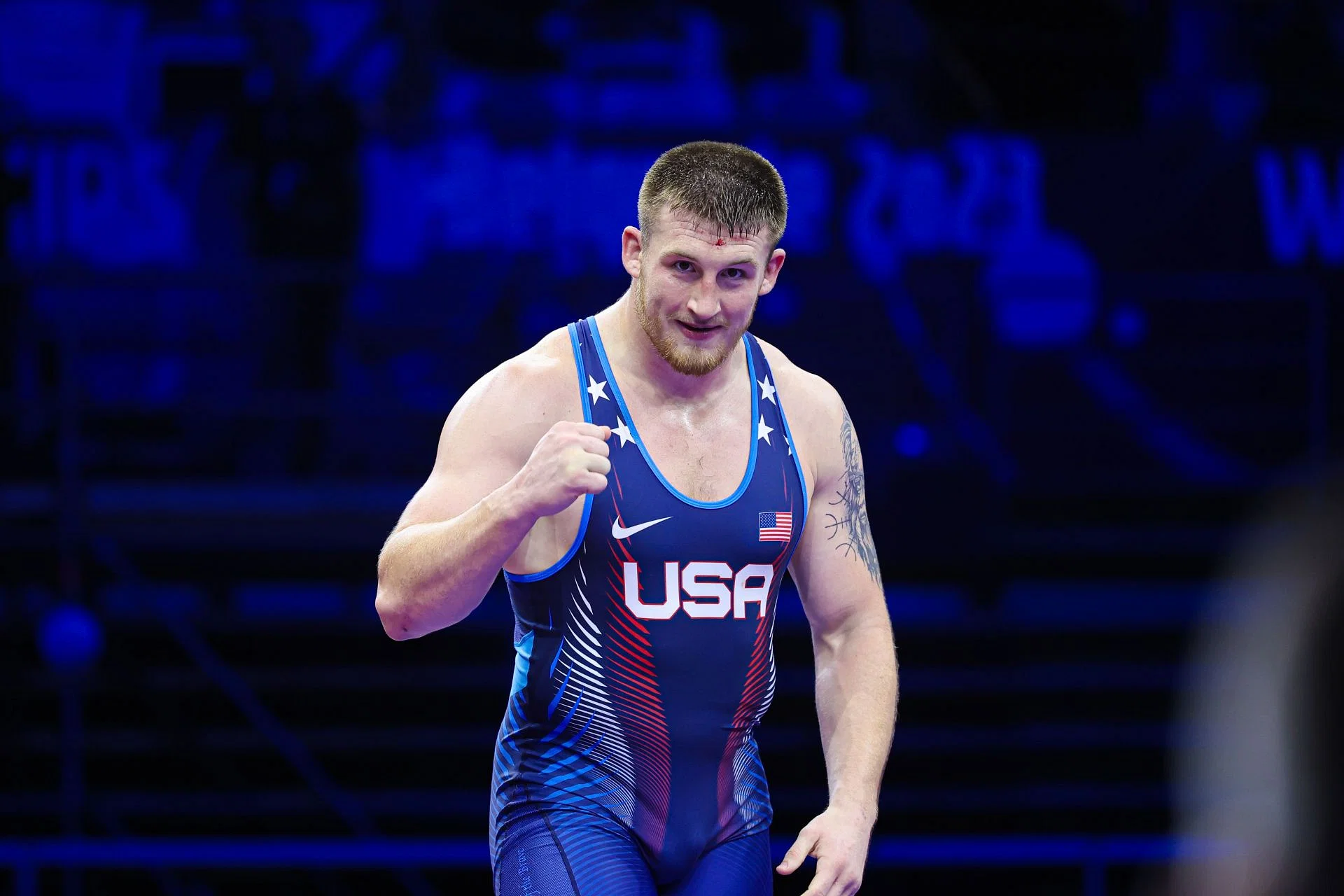 Mason Parris at the World Championships Belgrade 2023 - Source: Getty