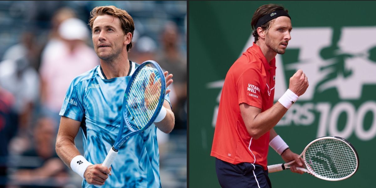 Casper Ruud vs Arthur Rinderknech is one of the second-round matches at the Cincinnati Open 2025. (Photos: Getty)