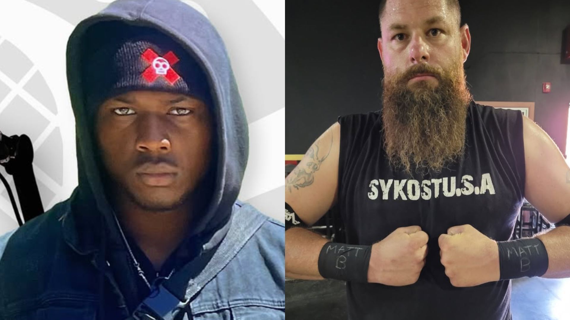 Raja Jackson attacked Syko Stu at Knokx Pro Wrestling [Image: Instagram]