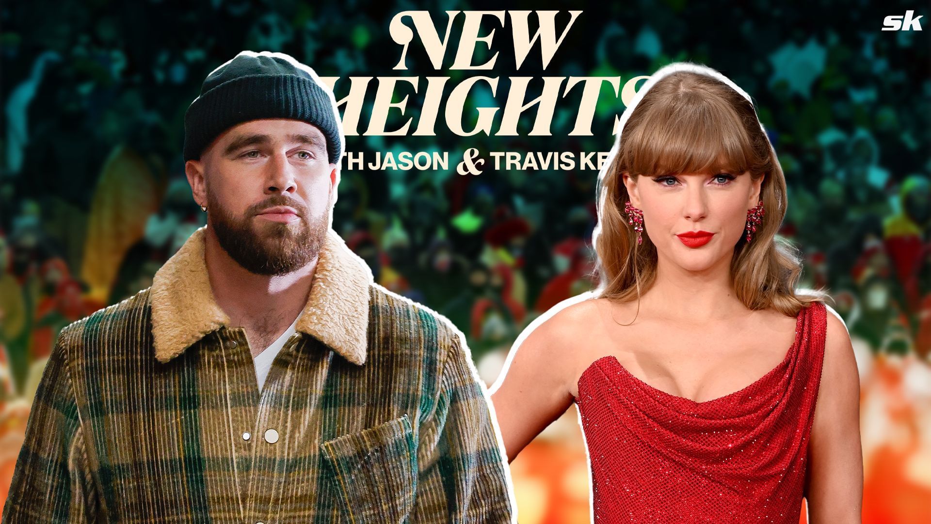 Taylor Swift joked that Travis and Jason Kelce
