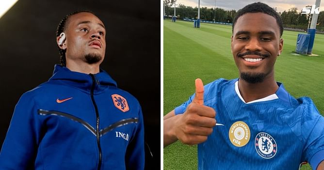 Chelsea linked Xavi Simons reacts after Jorrel Hato completes Stamford Bridge transfer