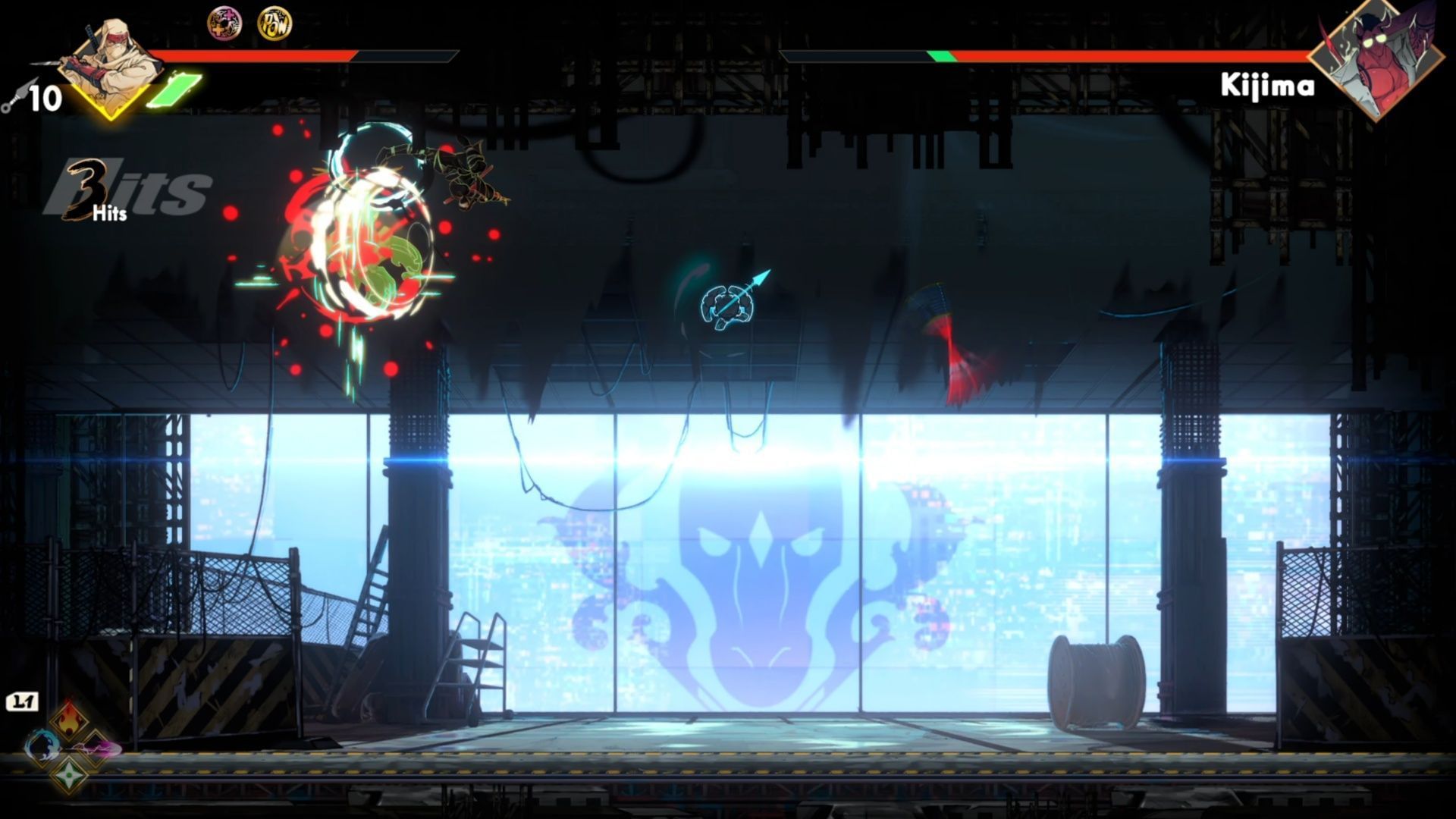 When he clenches up at the top of the screen, IMMEDIATELY go in on him! (Image via SEGA)