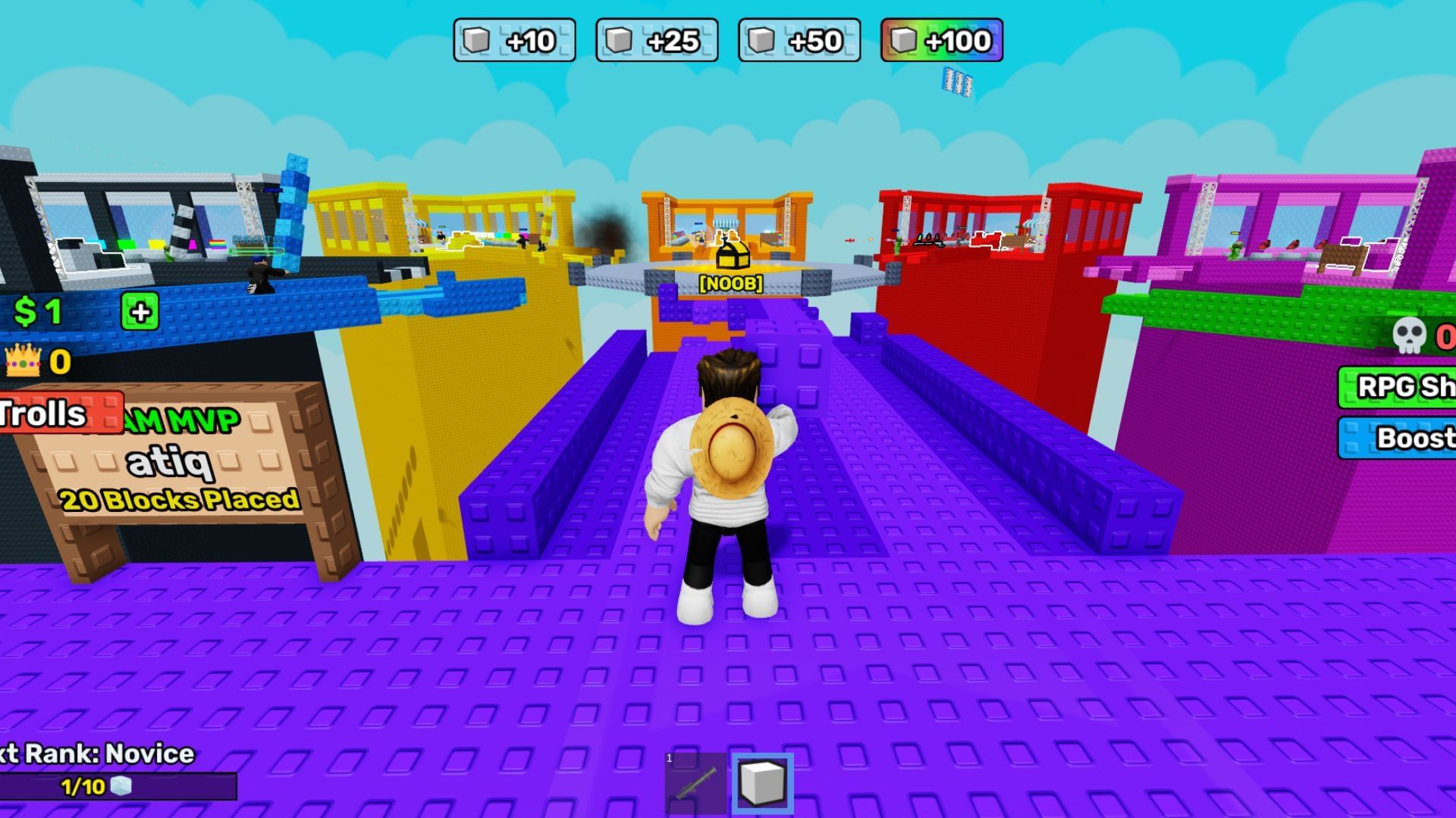 Players can play up to three game modes in this title (Image via Roblox)