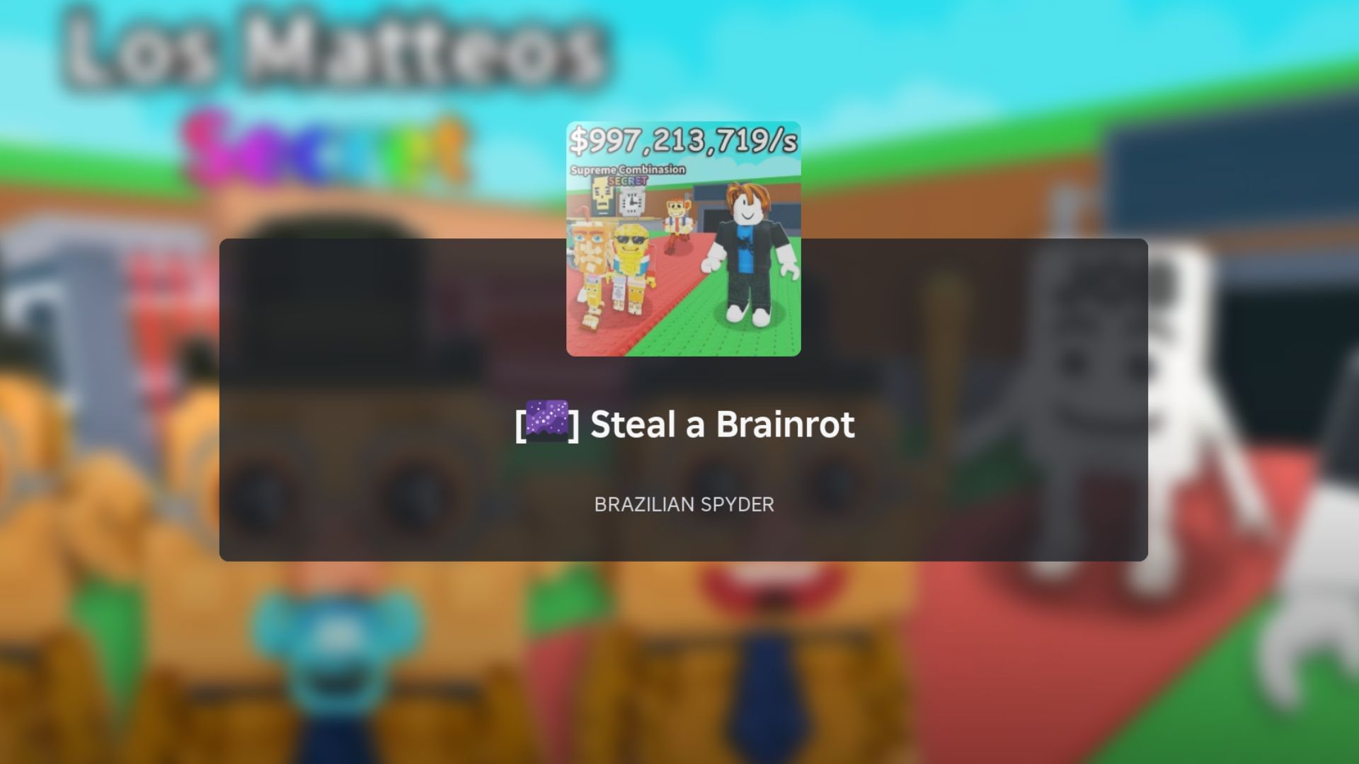 Steal a Brainrot loading screen