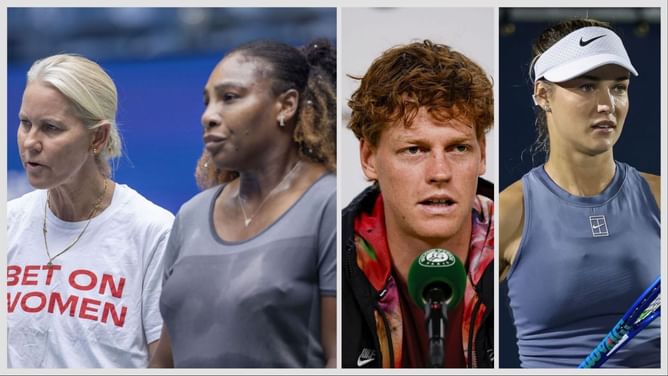 "No words" - Serena Williams' ex-coach shocked by commentator's bizarre Jannik Sinner remark during ex-girlfriend Anna Kalinskaya's Cincinnati clash
