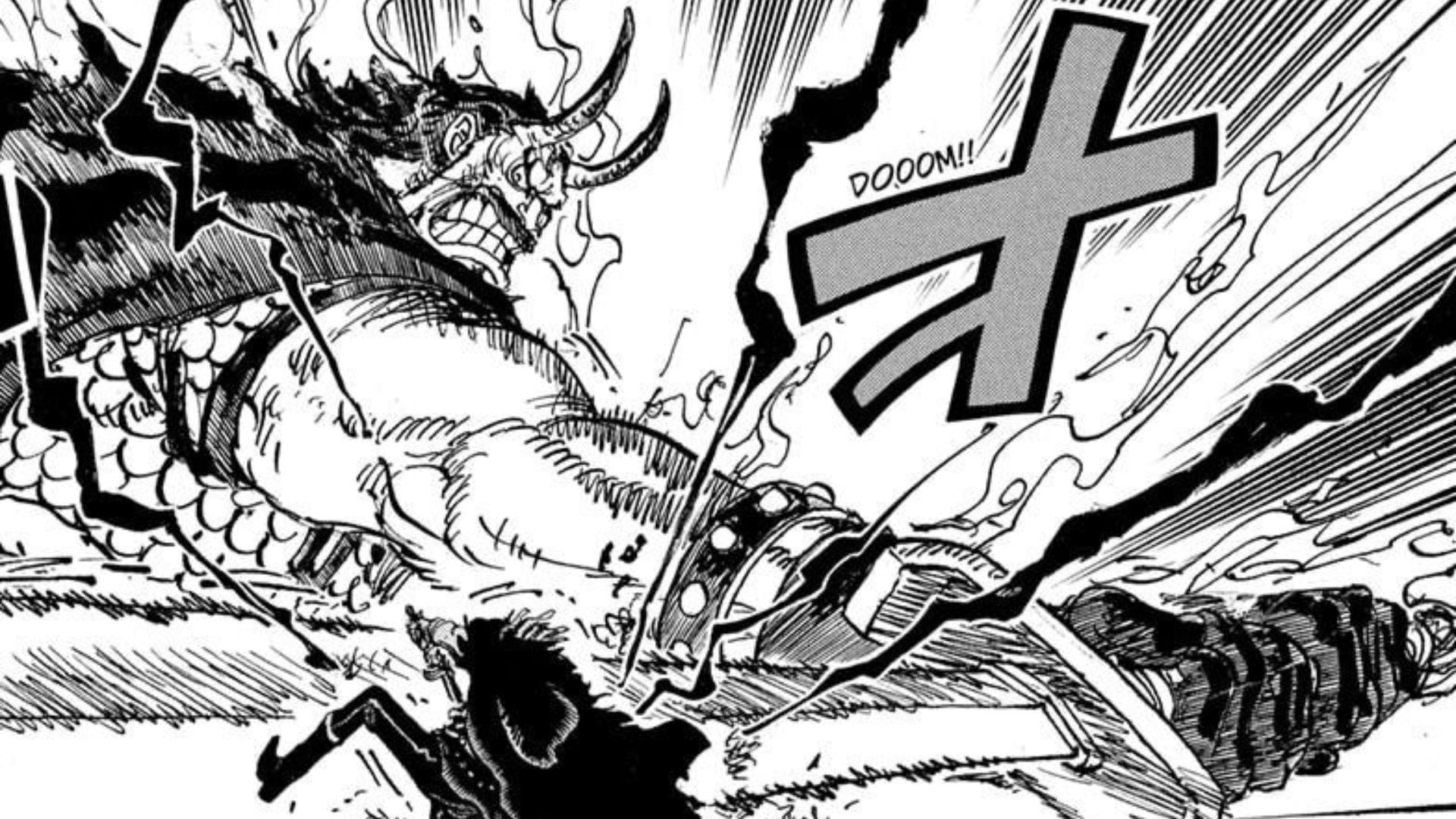 Xebec vs Harald as seen in the manga (Image via Shueisha)
