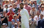 Novak Djokovic at Wimbledon 2025. (Photo: Getty)