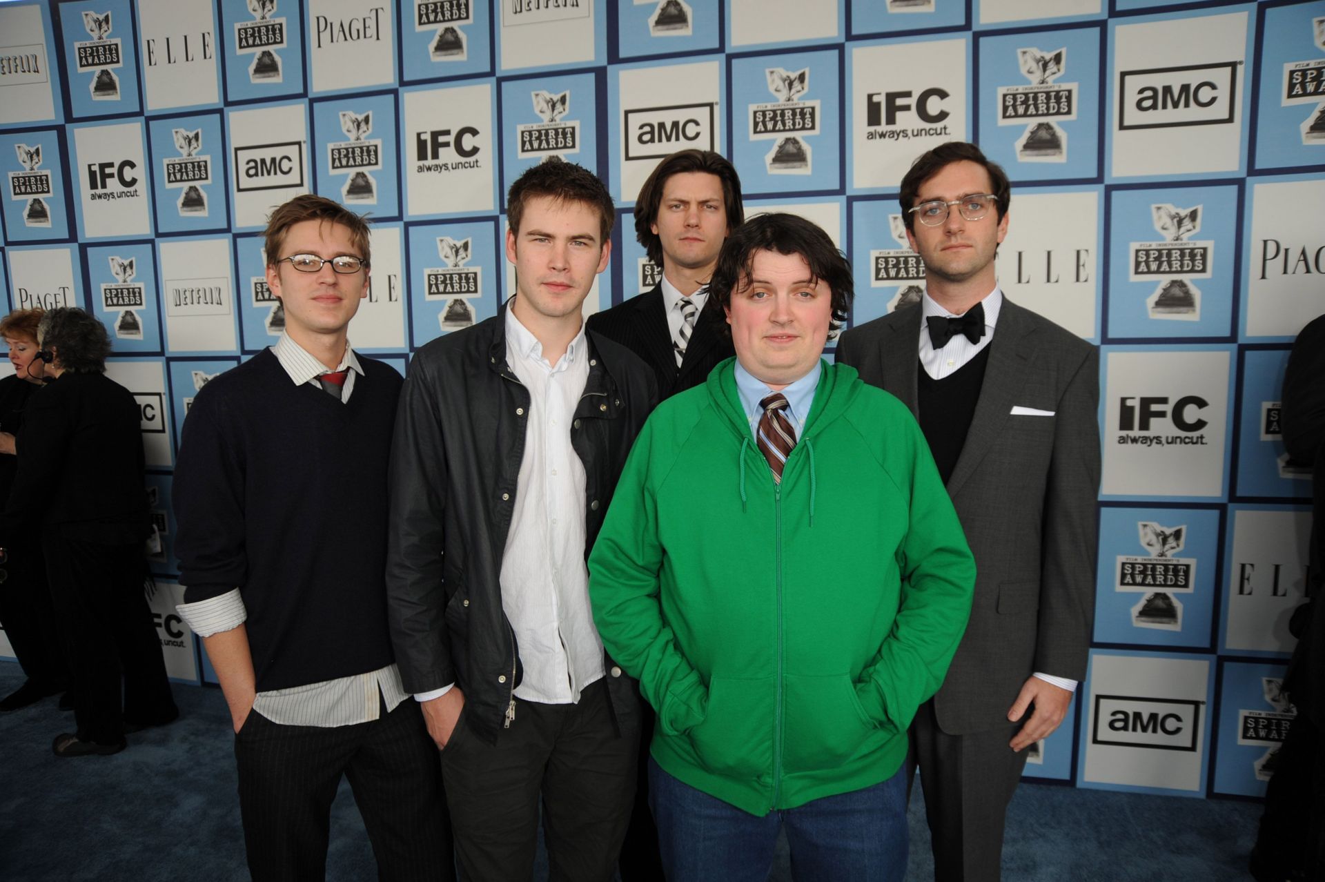 Director Cregger ( Second from left) and his late friend Trevor Moore (Center) (Image via Getty)