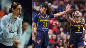 "Not me crying": Injured Fever stars Aari McDonald and Sydney Colson melt over coach's emotional locker room outburst