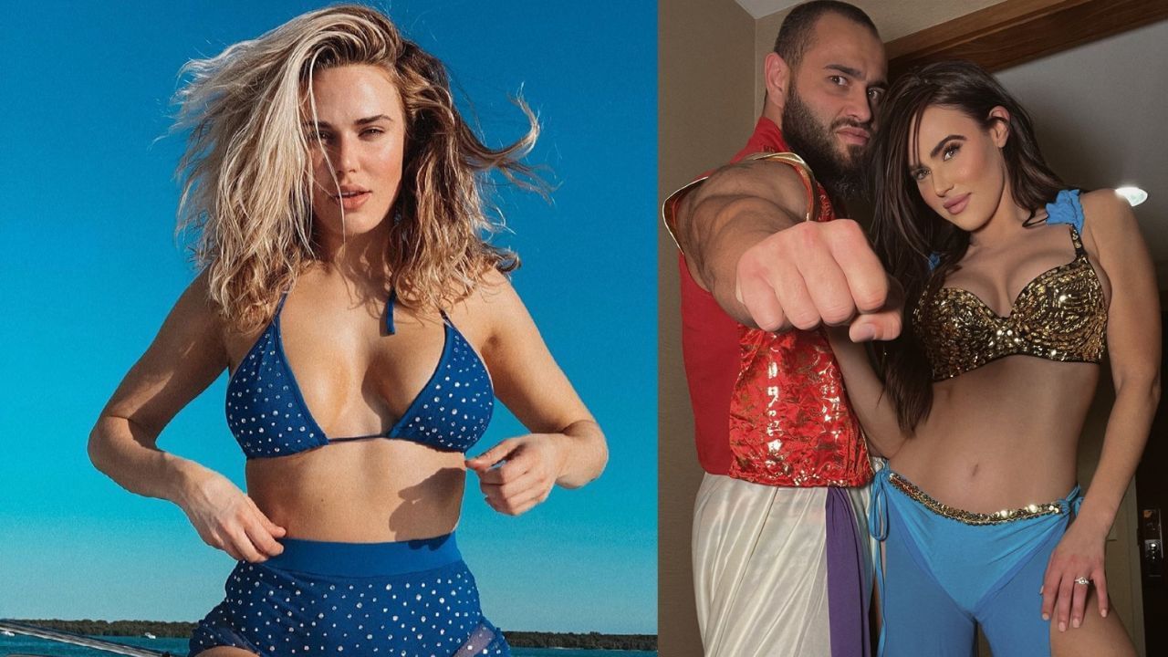 Lana and Rusev! (Credits: CJ Perry&rsquo;s X)