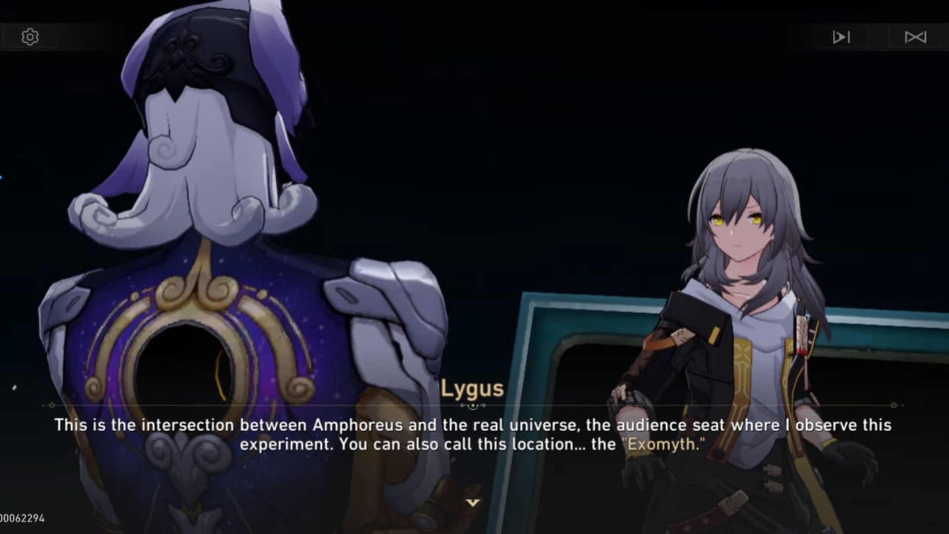 Lygus tells us about the Exomyth space (Image via HoYoverse)