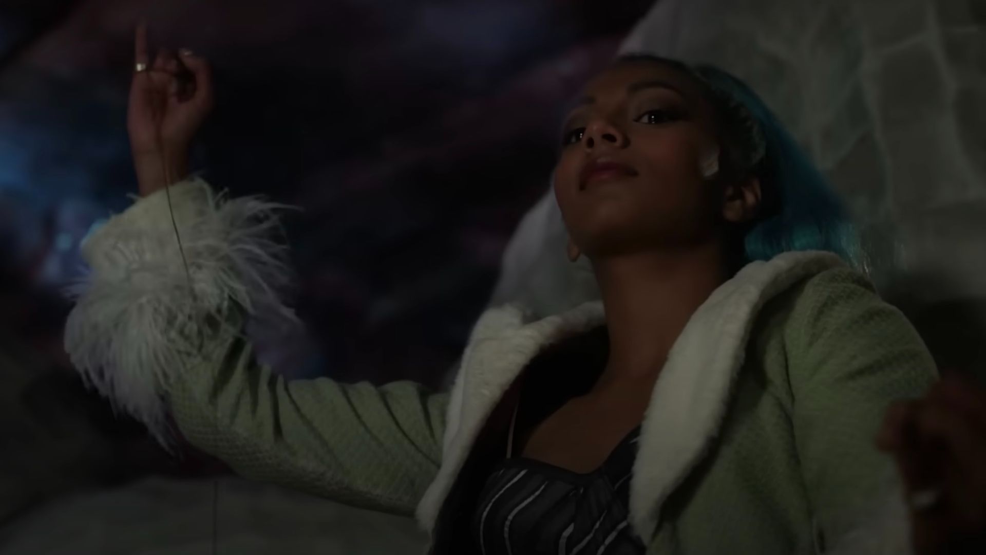 Charithra Chandran as Princess Vivi in One Piece live-action (Image via Netflix)