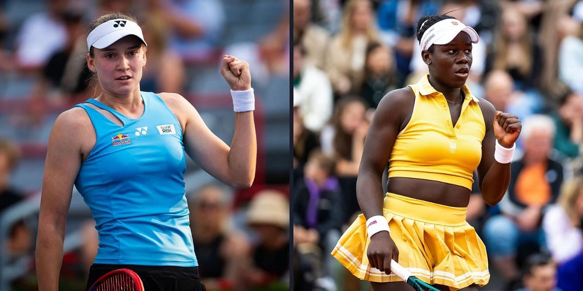 Elena Rybakina vs Victoria Mboko is one of the semifinal matches at the Canadian Open 2025. (Photos: Getty)