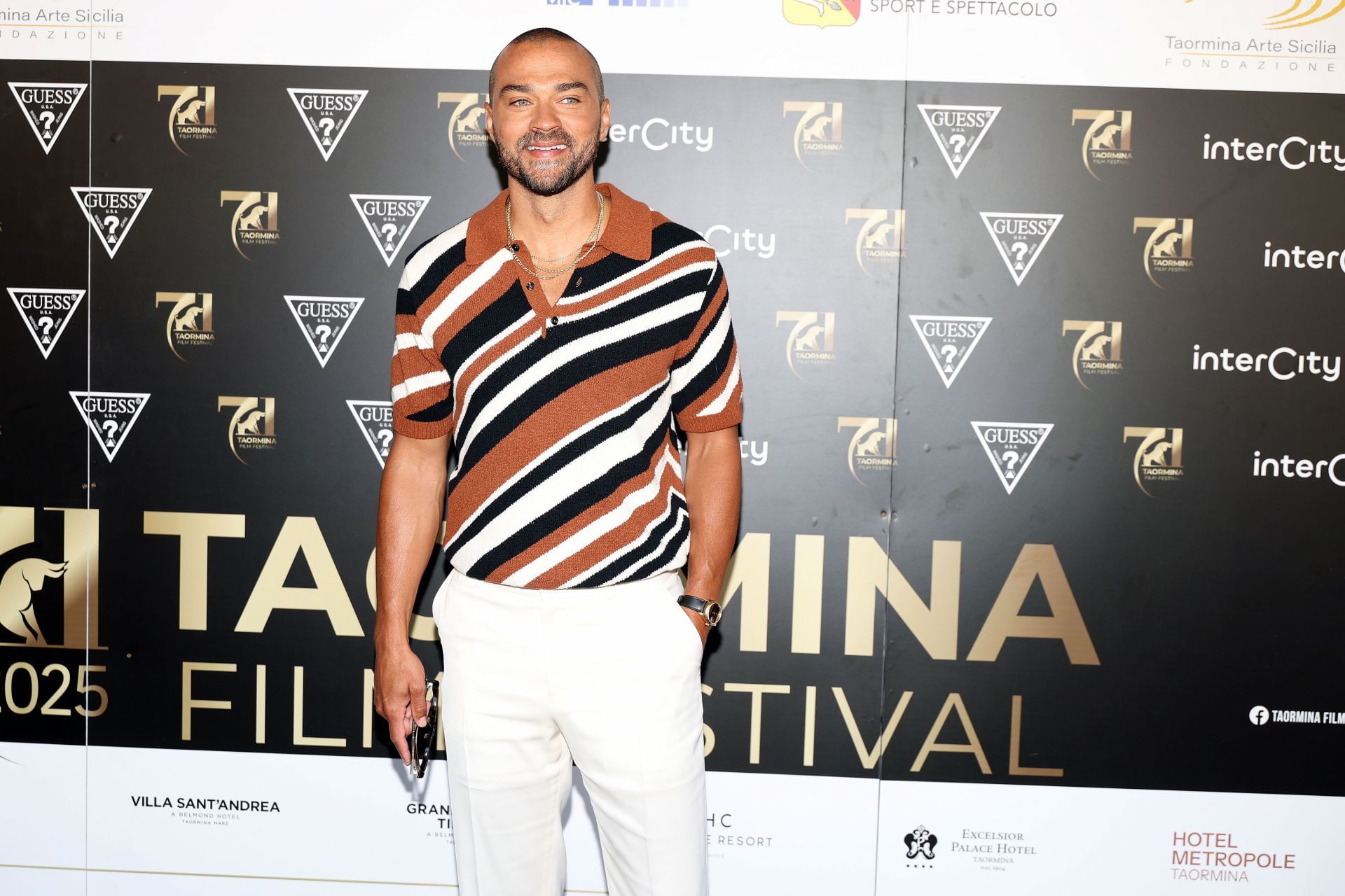 Jesse Williams at 71st Taormina Film Festival 2025 (Image via Getty)