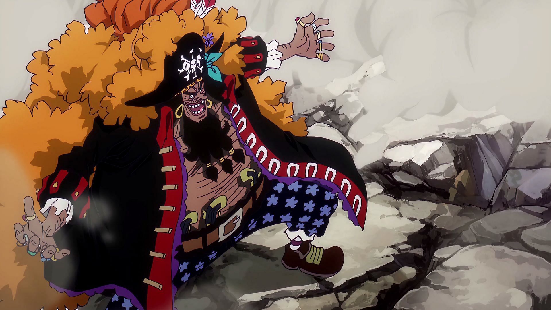 Marshall D. Teach &quot;Blackbeard&quot; (Image via Toei Animation)