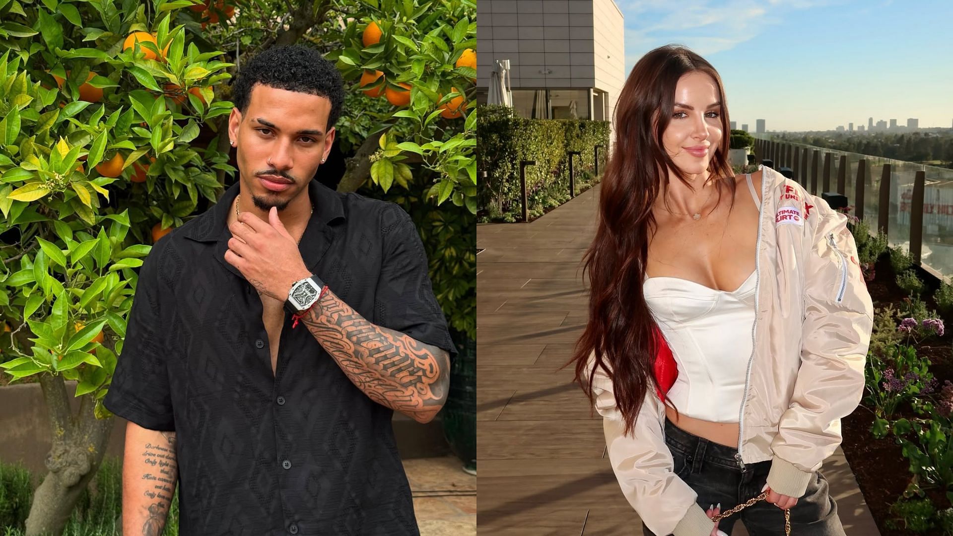 Louis and Sandy from Perfect Match season 3 (Images via Instagram/@louis_russell , @sandy_gal)