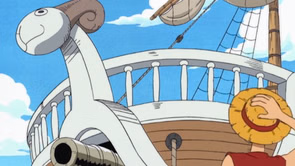 Going Merry's death in One Piece was because of enemy ships, but not the Thousand Sunny