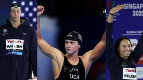 "Our fearless leader" - Gretchen Walsh, Torri Huske & others react as Katie Ledecky pens gratitude note after strong finish to World Championships