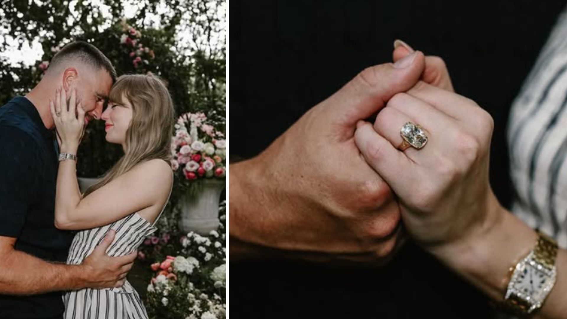 Taylor Swift and Travis Kelce got engaged (Image via Instagram/@taylorswift)
