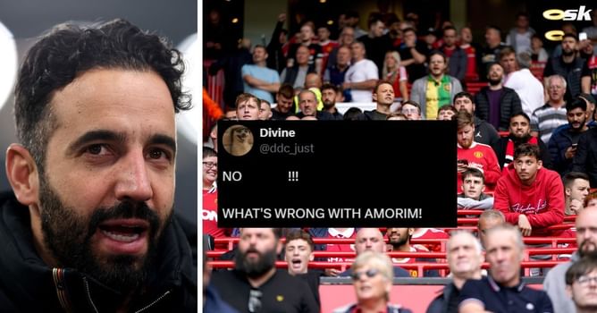 "Why buy him if he doesn't play?", "Amorim is getting sacked tonight" - Fans react as Manchester United star left out of XI for Burnley clash