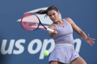Emma Navarro at the 2025 US Open - Source: Getty