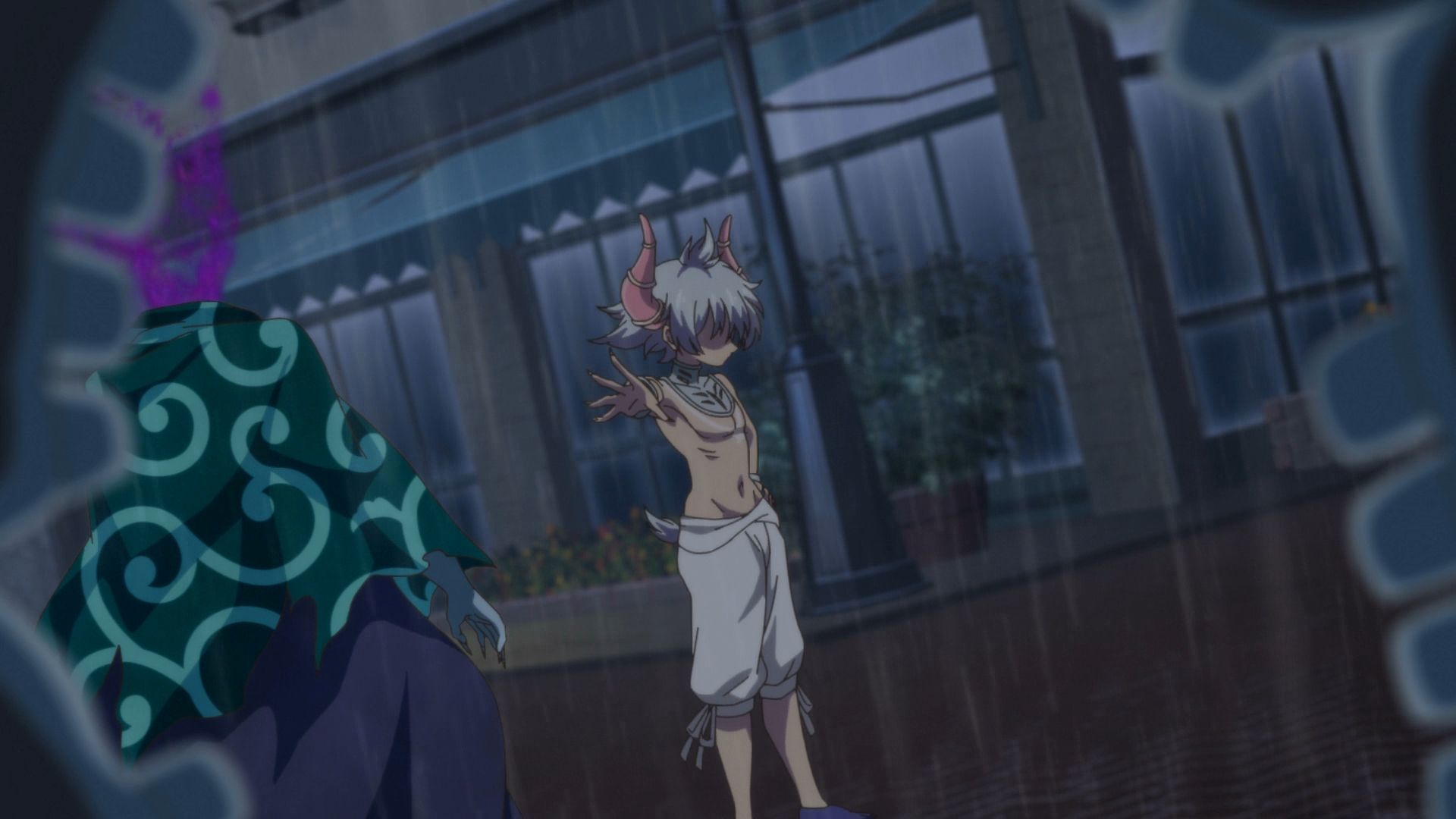 Grim appears in a human form (Image via Tsumugi Akita Animation Lab)