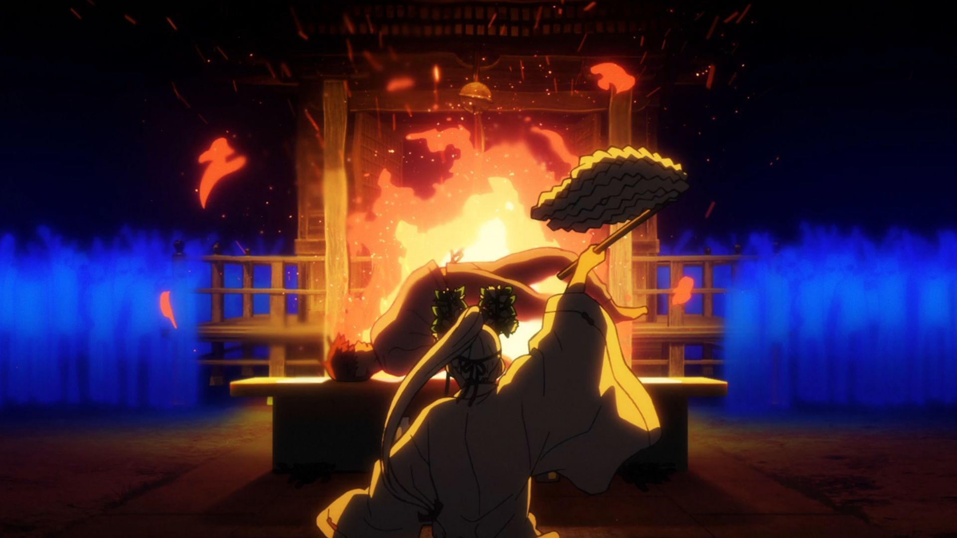Seiko stops the exorcism and grants Jiji&#039;s request (Image via Science SARU)