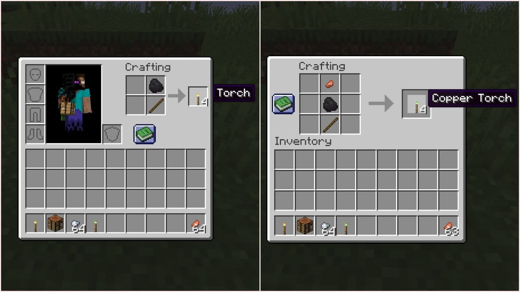 Copper vs regular torch in Minecraft: What's the difference?