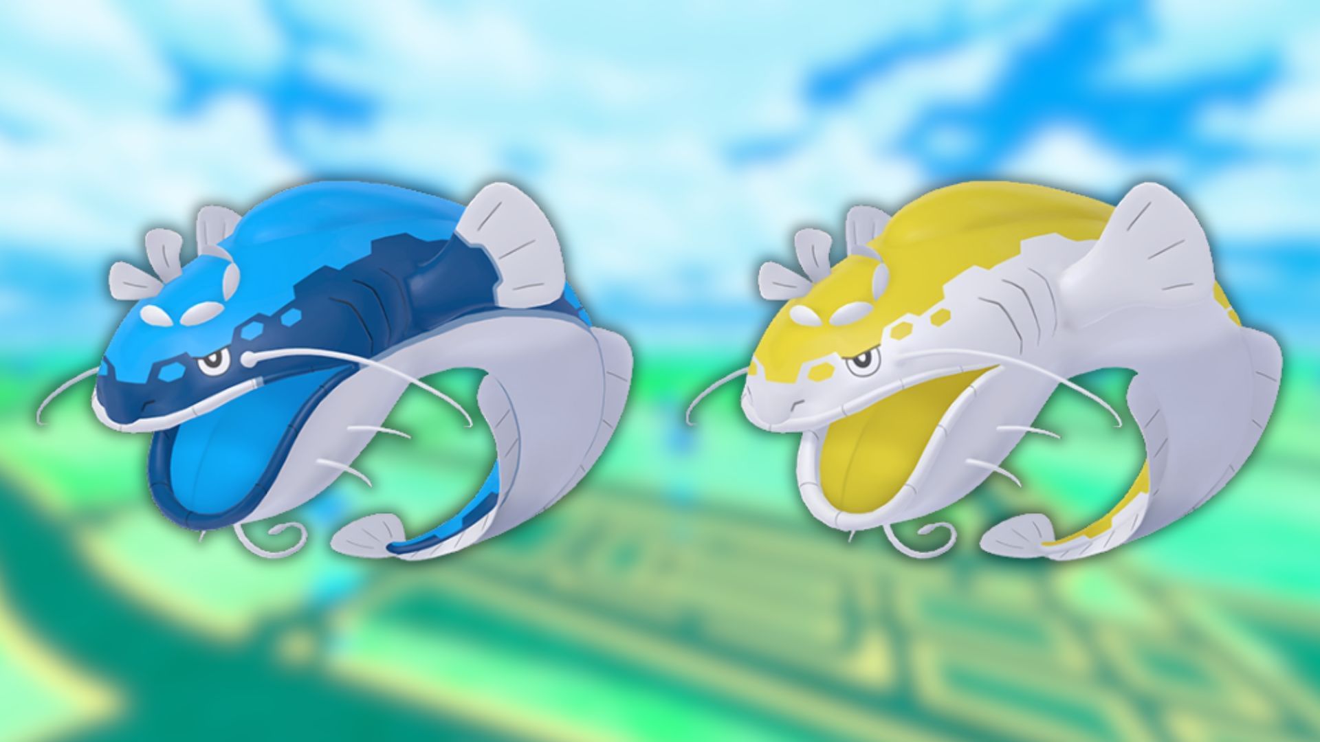 Dondozo and its shiny variant (Image via The Pokemon Company)