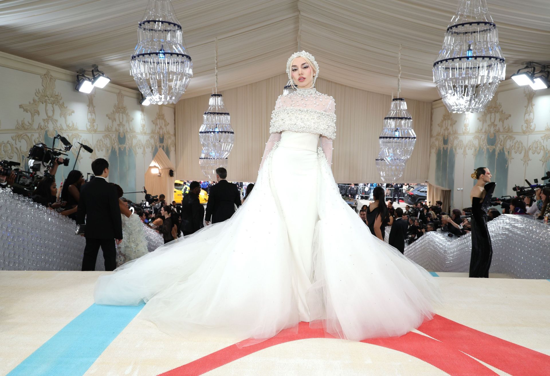 The 2023 Met Gala Celebrating &quot;Karl Lagerfeld: A Line Of Beauty&quot; - Red Carpet - Source: Getty