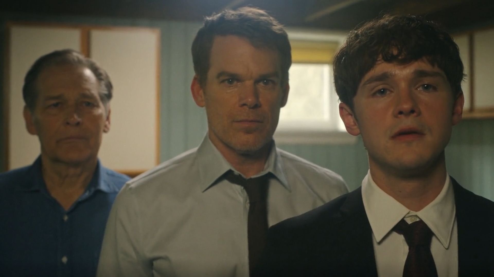 Harry, Dexter, and Harrison are seen together in Dexter: Resurrection episode 6 (Image via Paramount+)