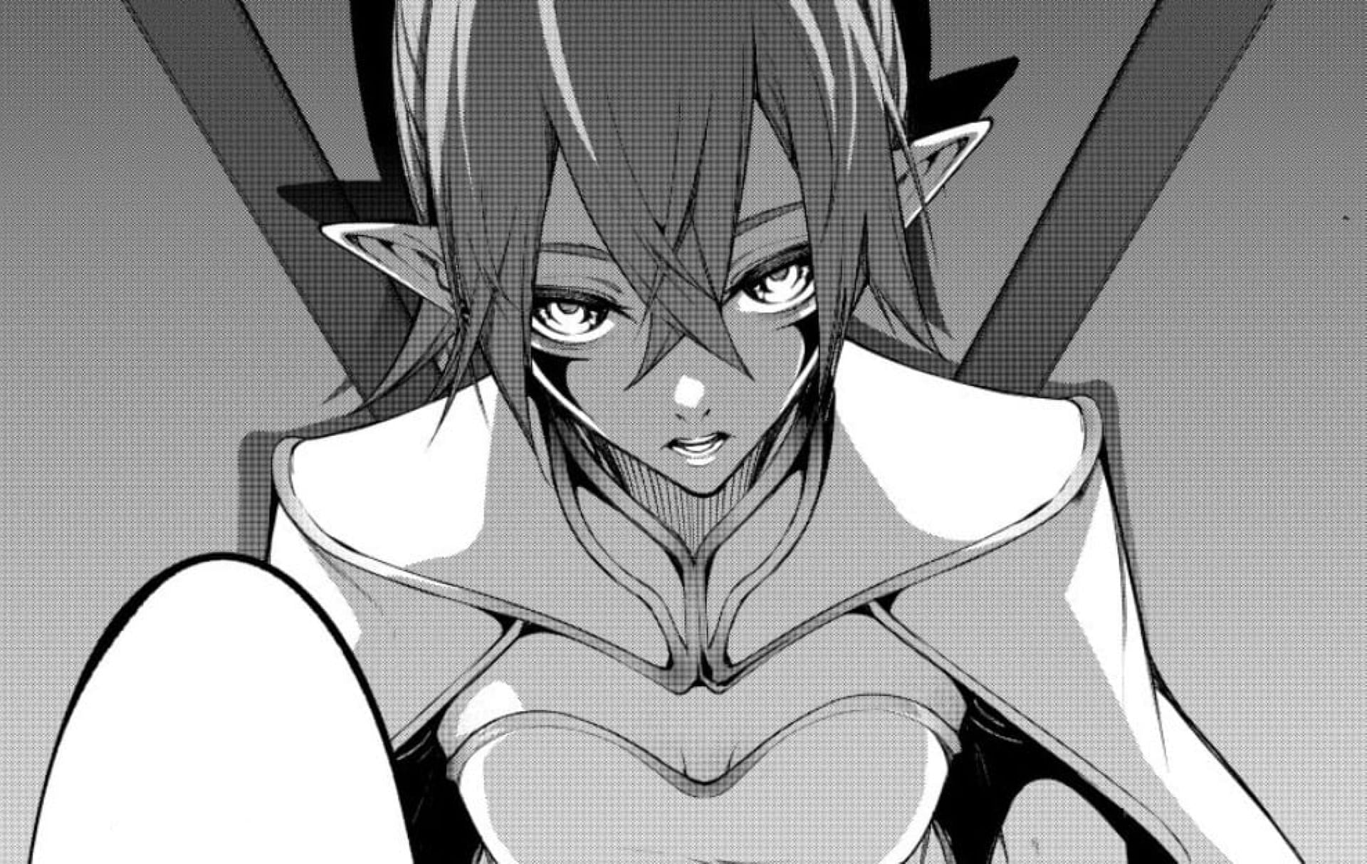 Ellenor, as seen in the chapter (Image via Kodansha)