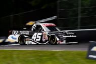 Kaden Honeycutt (45) during qualifying for the NASCAR Craftsman Trucks Series at Lime Rock Park. Source: Getty