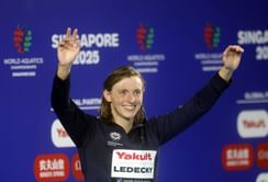 After leading USA to World Championships success, Katie Ledecky drops 3-word reaction as she celebrates anniversary of special moment