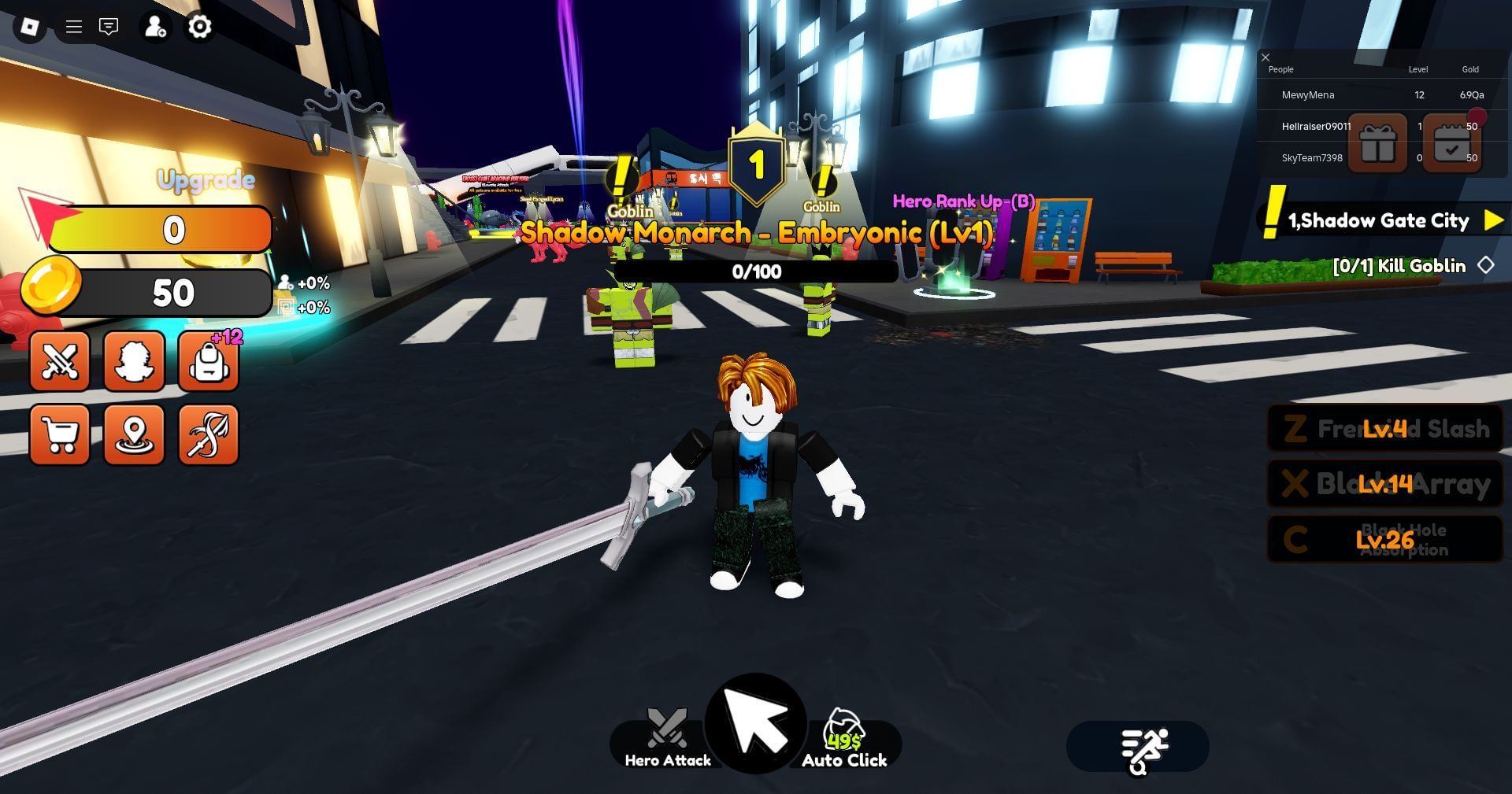 Free rewards in-game (Image via Roblox)