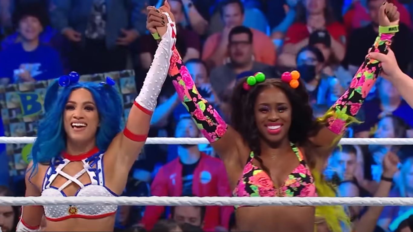 Mercedes Mone (FKA Sasha Banks) and Naomi were a tag team in WWE [Image from WWE
