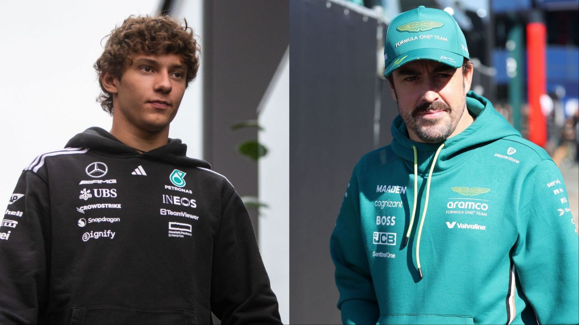 Image Credits: Getty, L: Kimi Antonelli, R: Fernando Alonso