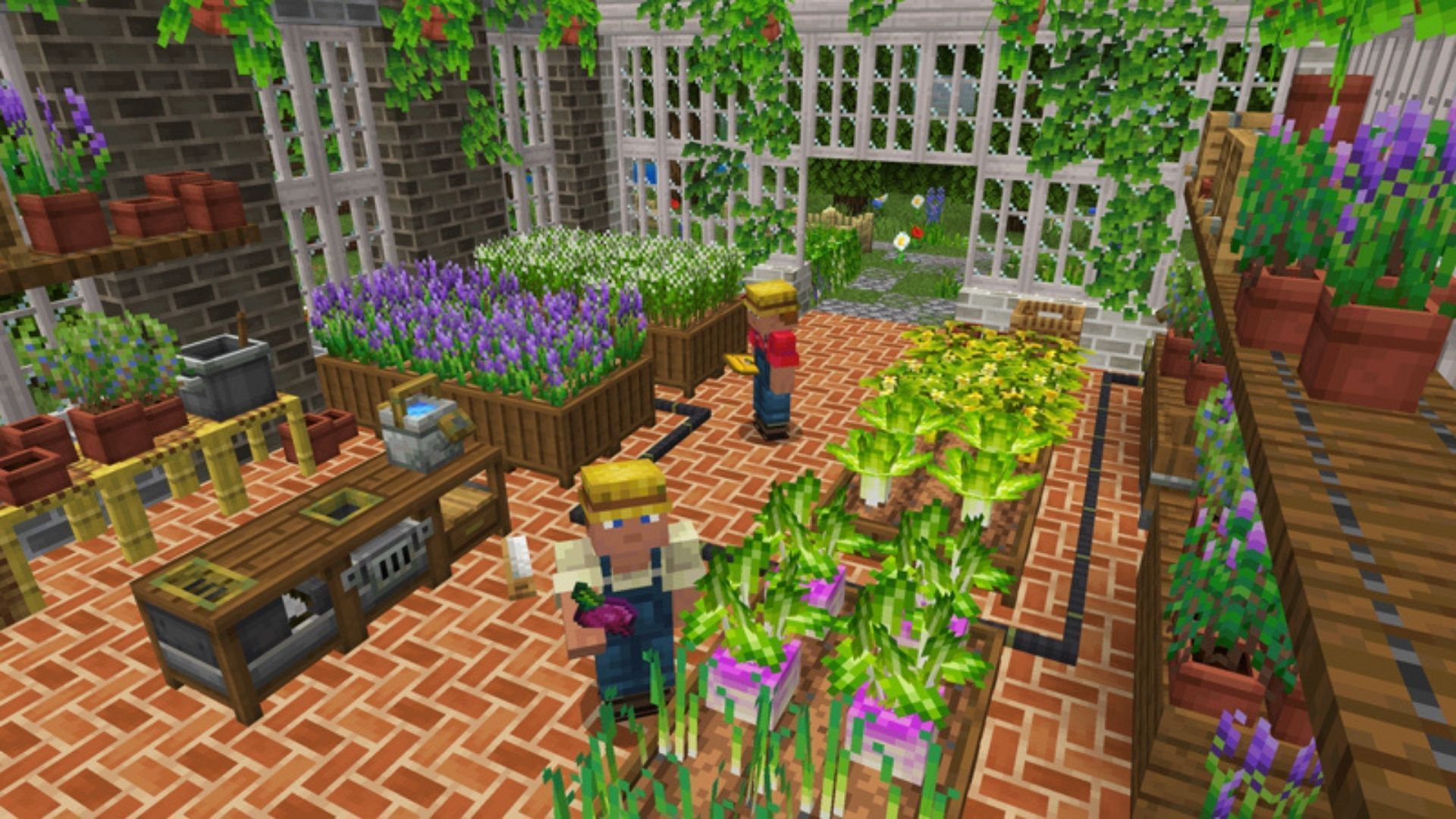 Minecraft Crops &amp; Farms Bedrock add-on