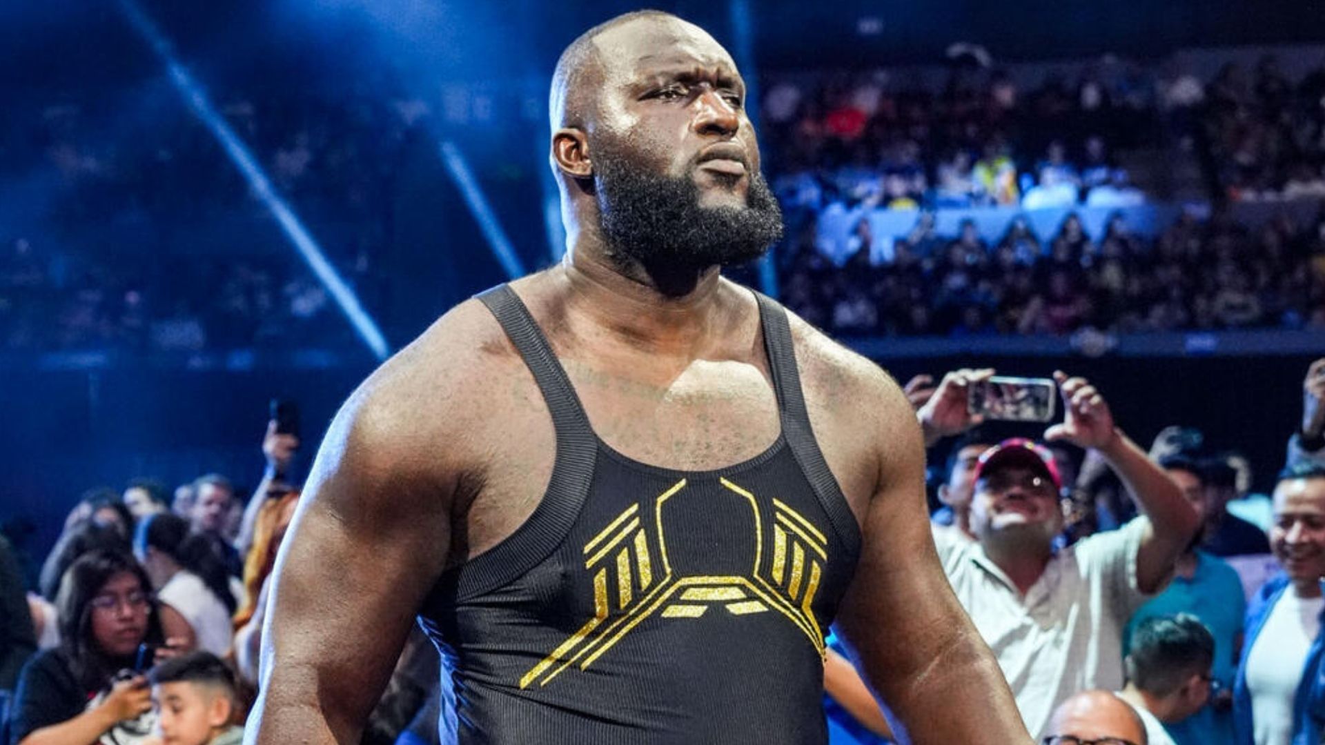 The veteran was in action last night at TripleMania. [Image credit: WWE.com]