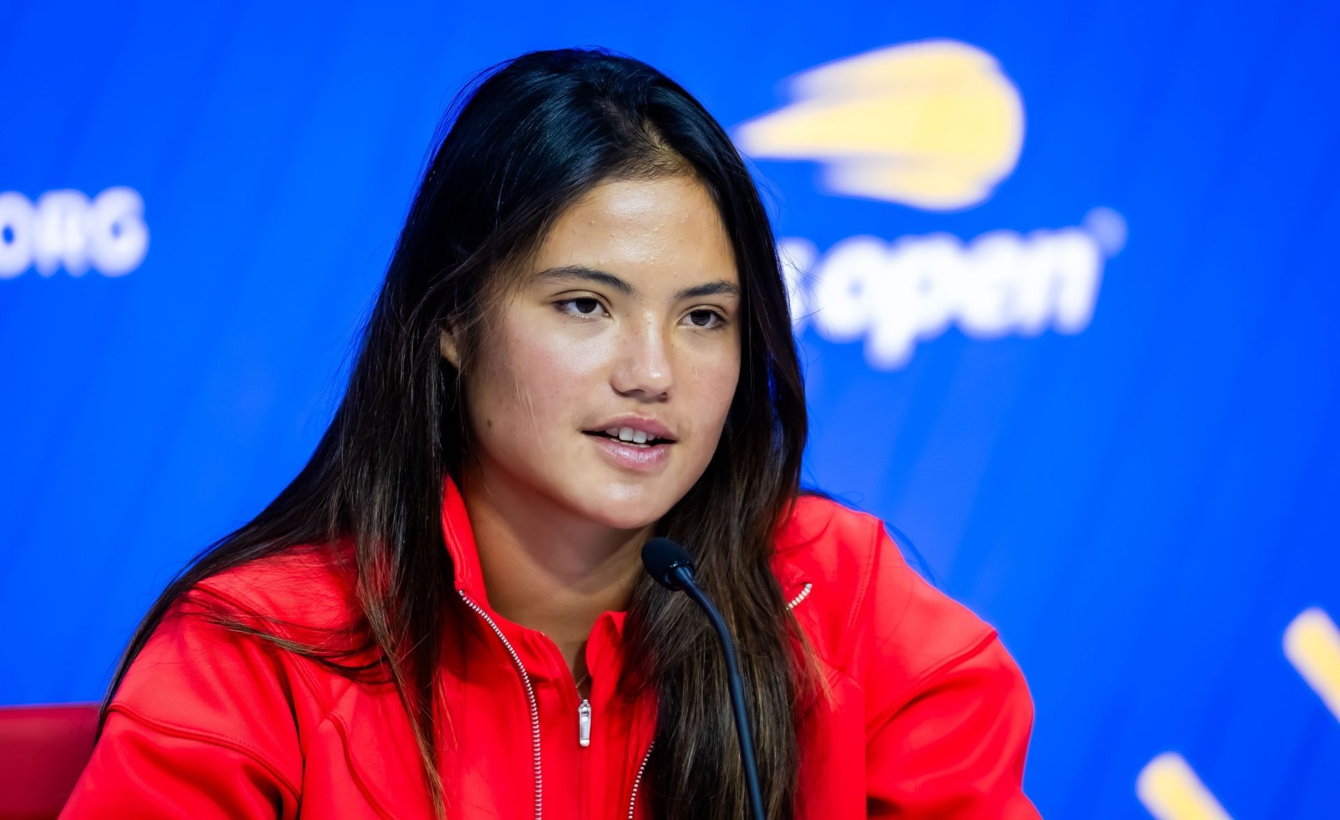 Emma Raducanu at the 2025 US Open. Image: Getty