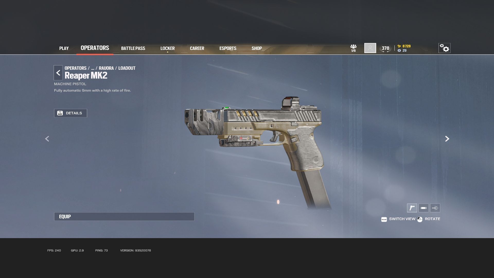 Reaper MK2 will be distributed to several operators&#039; loadouts (Image via Sportskeeda Gaming || Ubisoft)